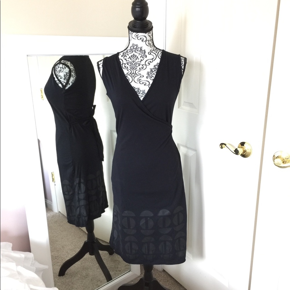 T-Box Cotten Wrap Dress (S)